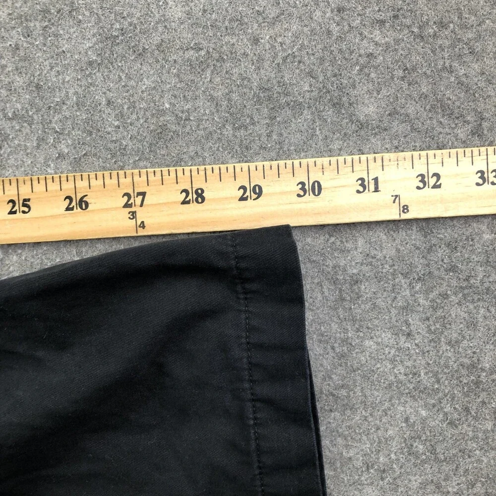 Banana Republic Pants Mens 38x30 Black Chino Straight Gavin Casual Cotton